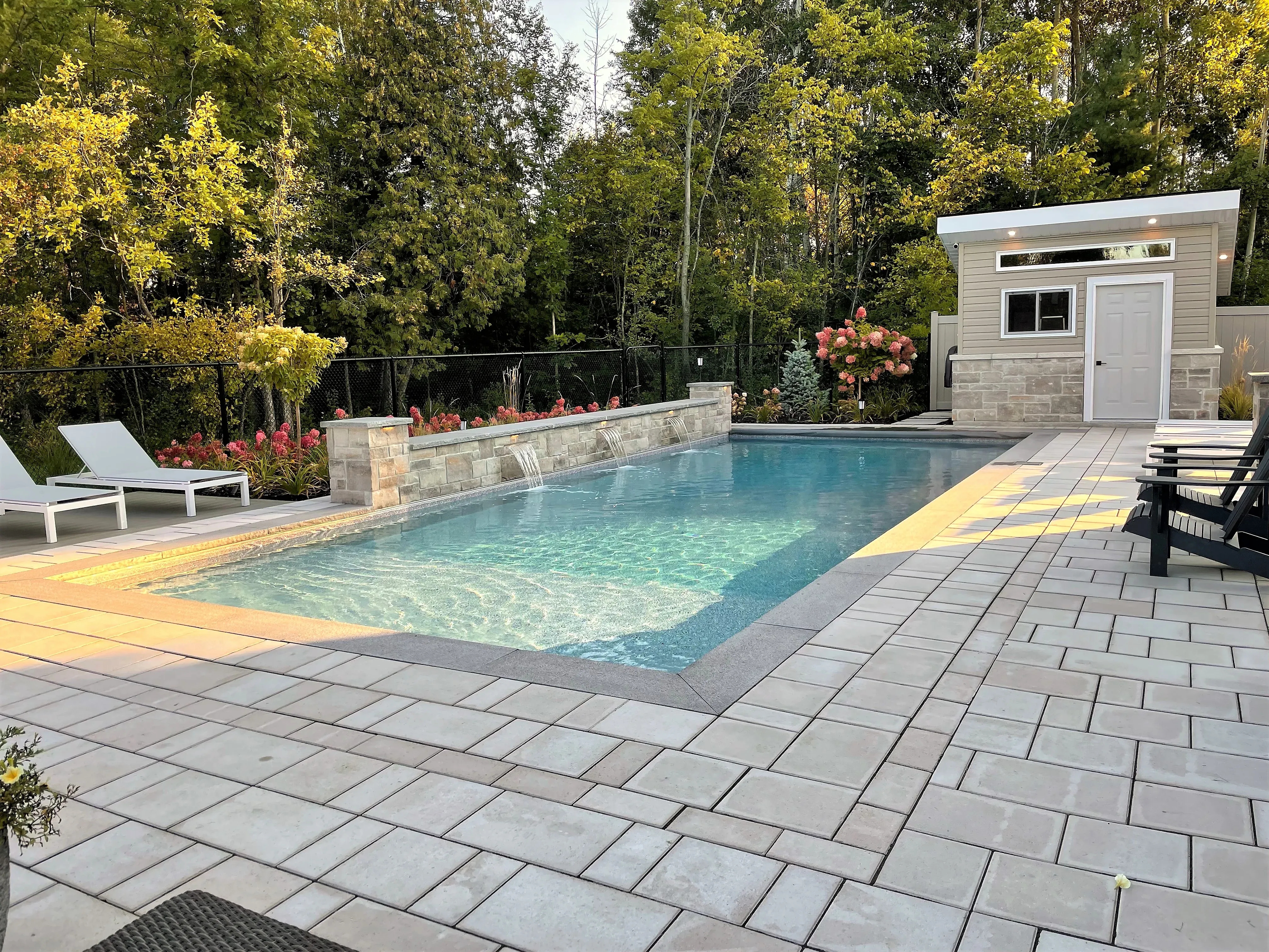 Astrolabe Ravine completed pool view 1