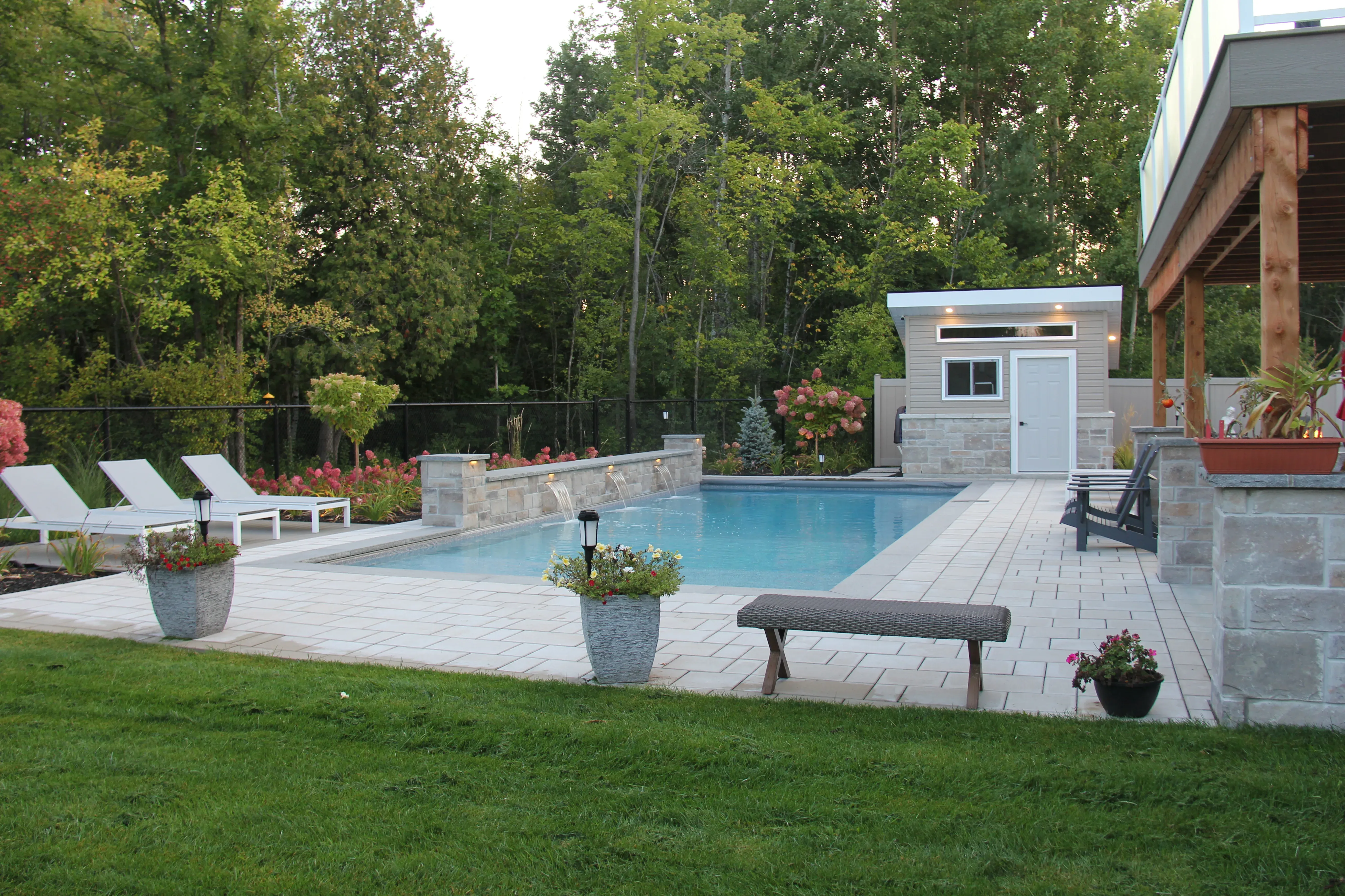 Astrolabe Ravine completed pool view 4