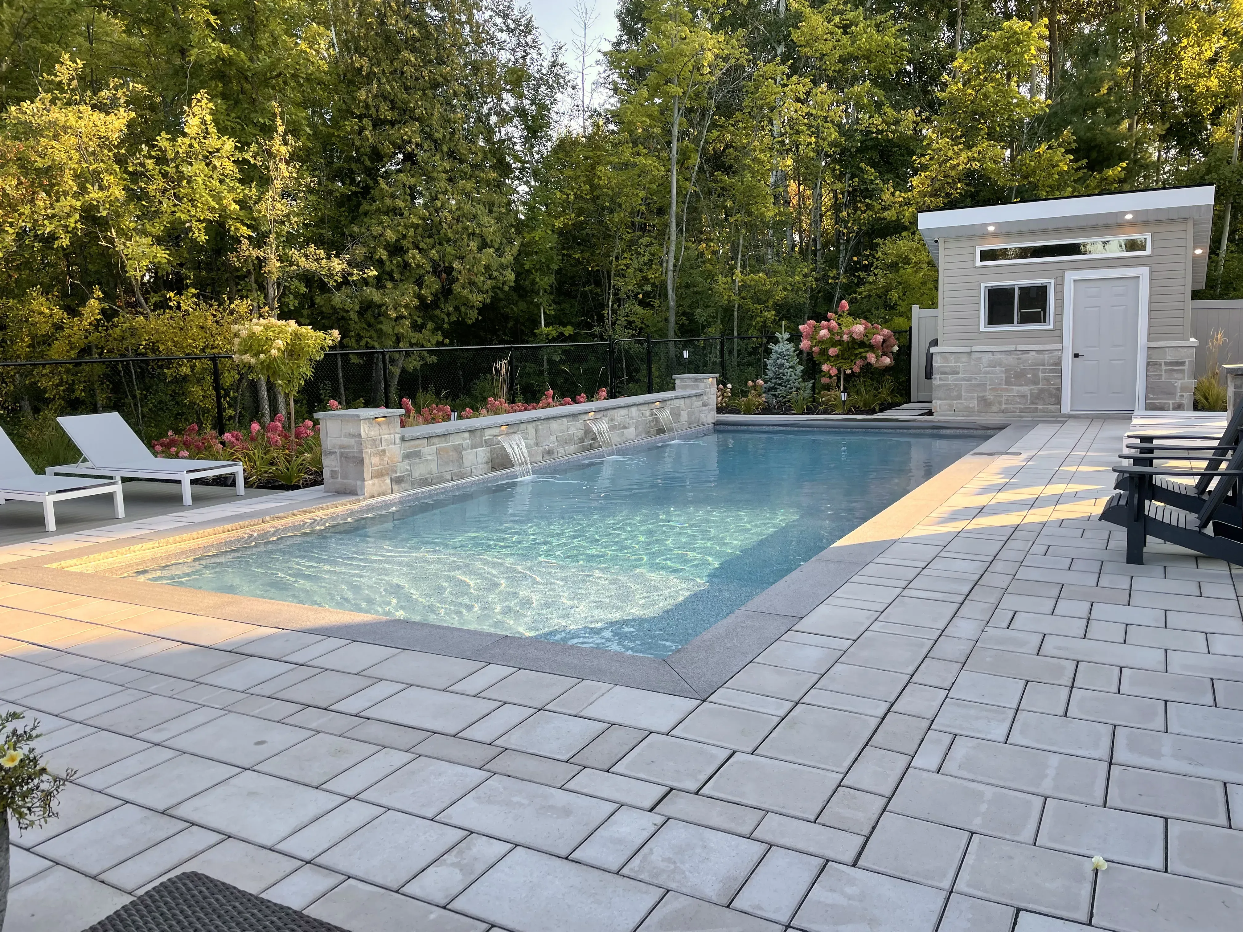 Completed outdoor project
