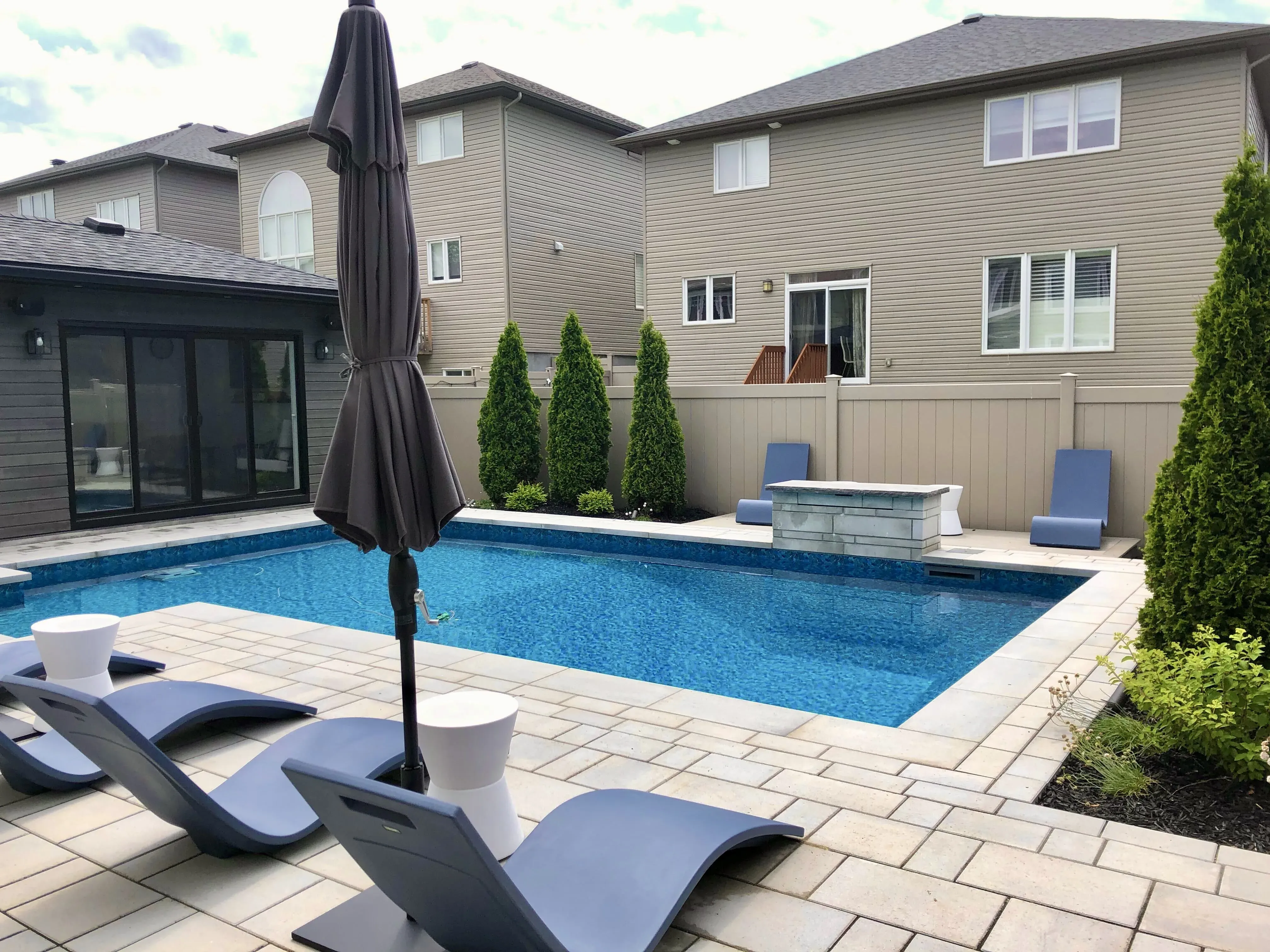Completed outdoor project