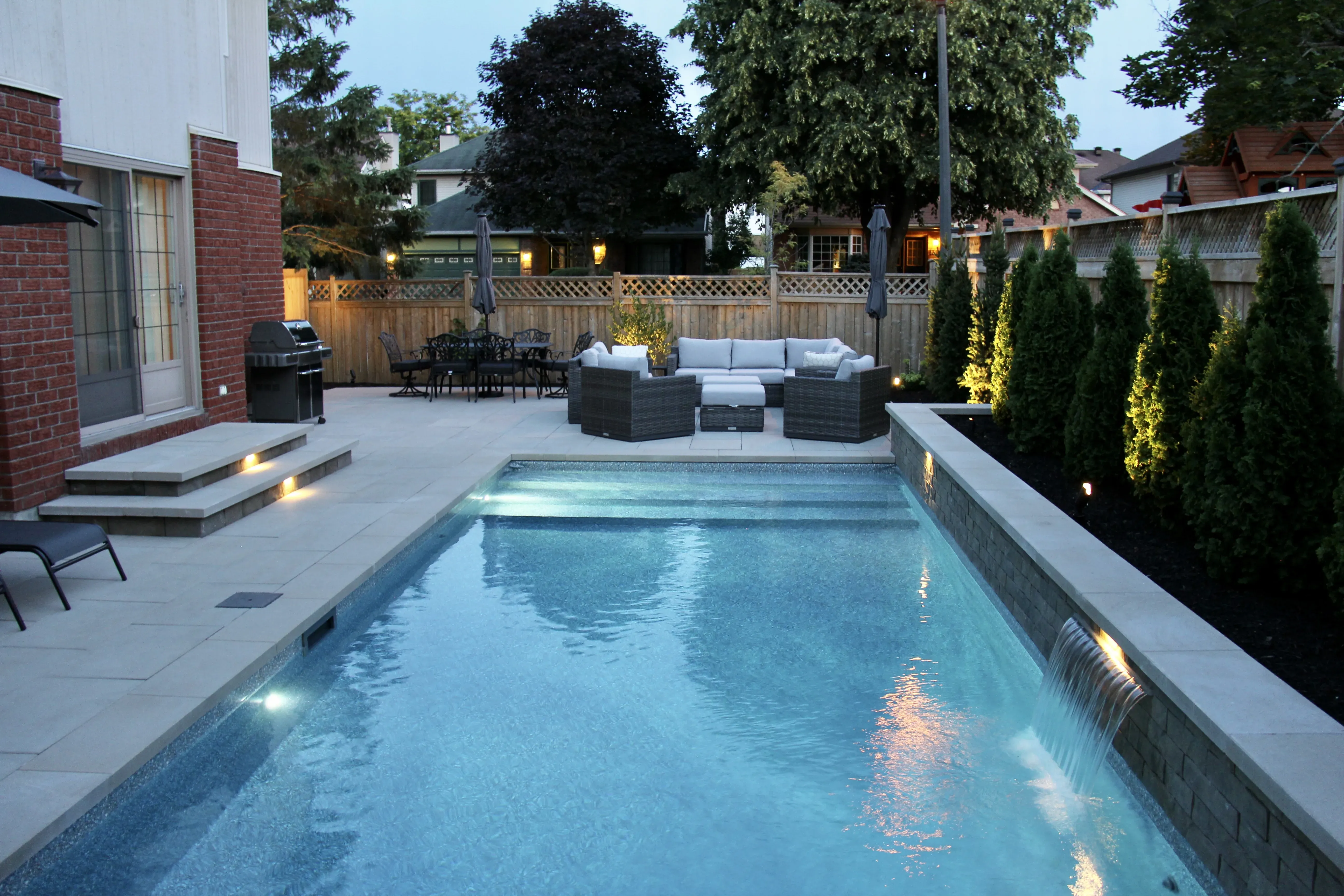 Completed outdoor project