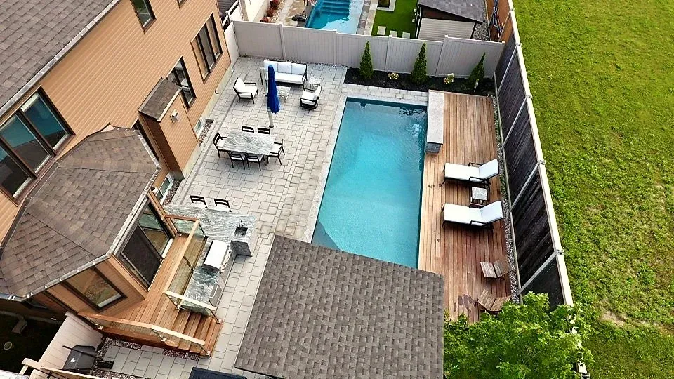 Mickelberry Hangout completed pool view 4