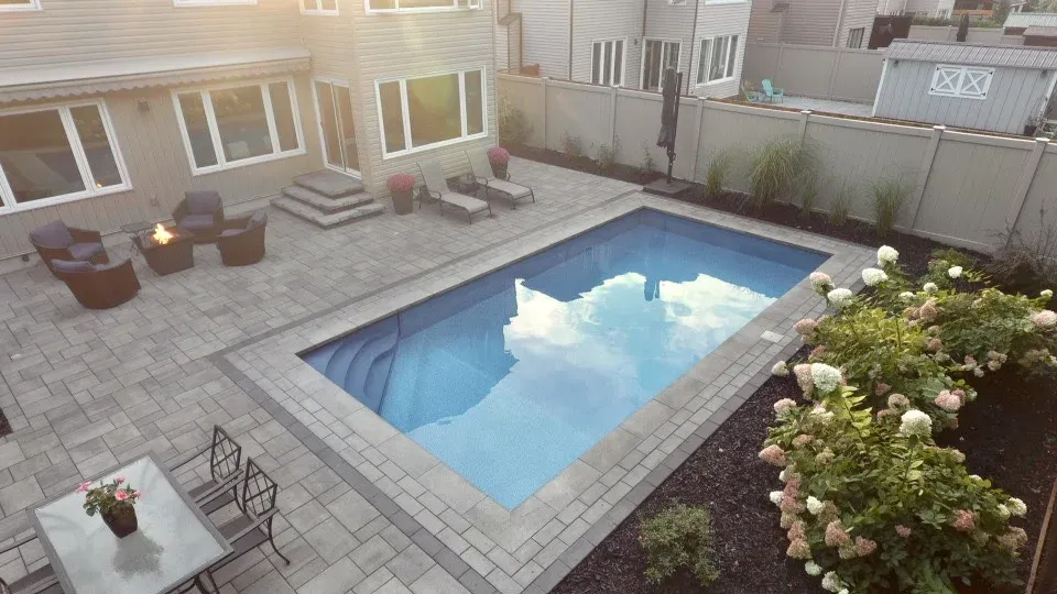 Mickelberry Hangout completed pool view 6
