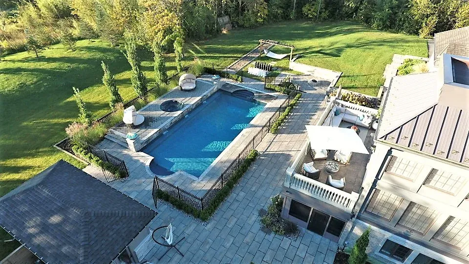 Osmond Daly Estate completed pool view 3