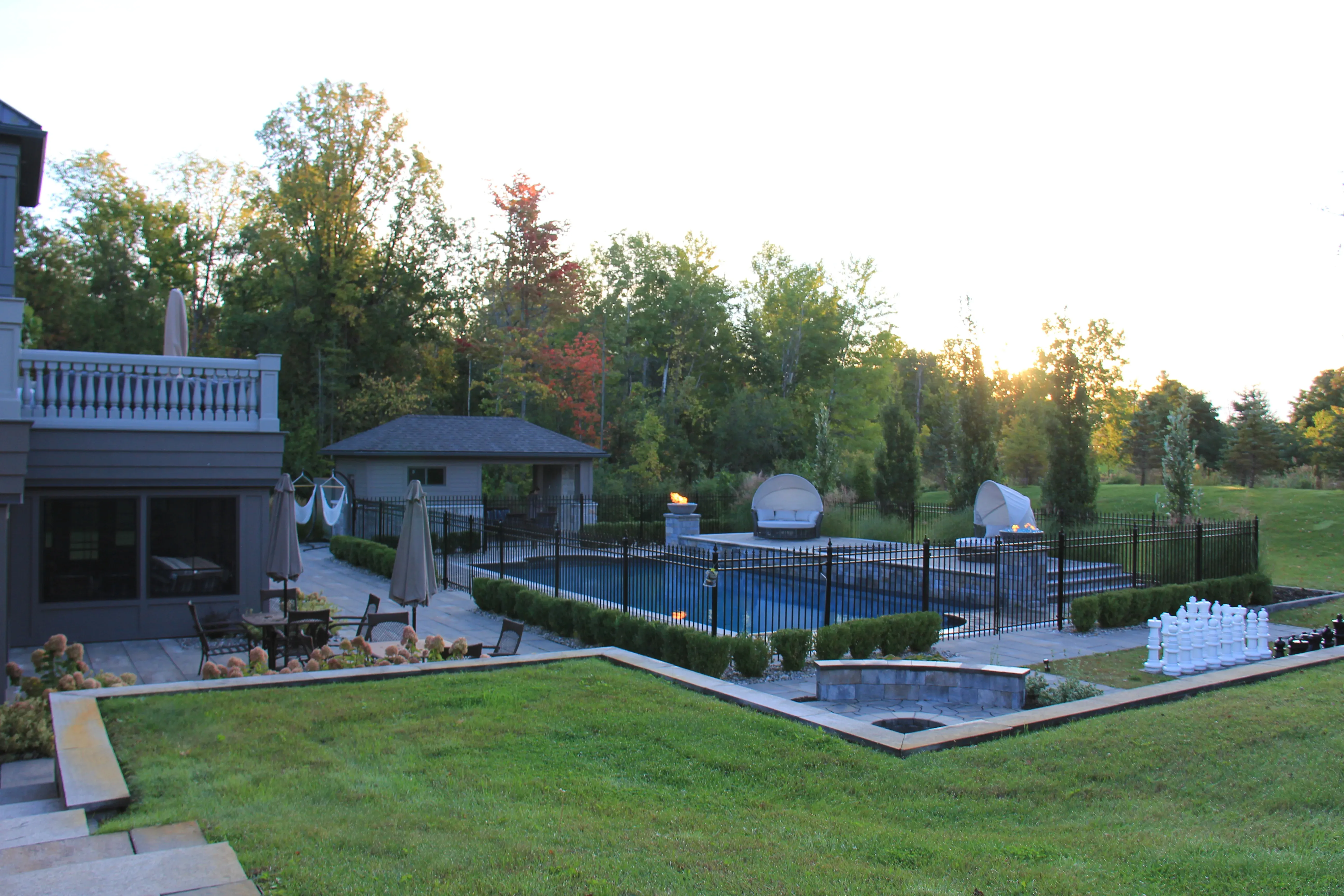 Osmond Daly Estate completed pool view 1