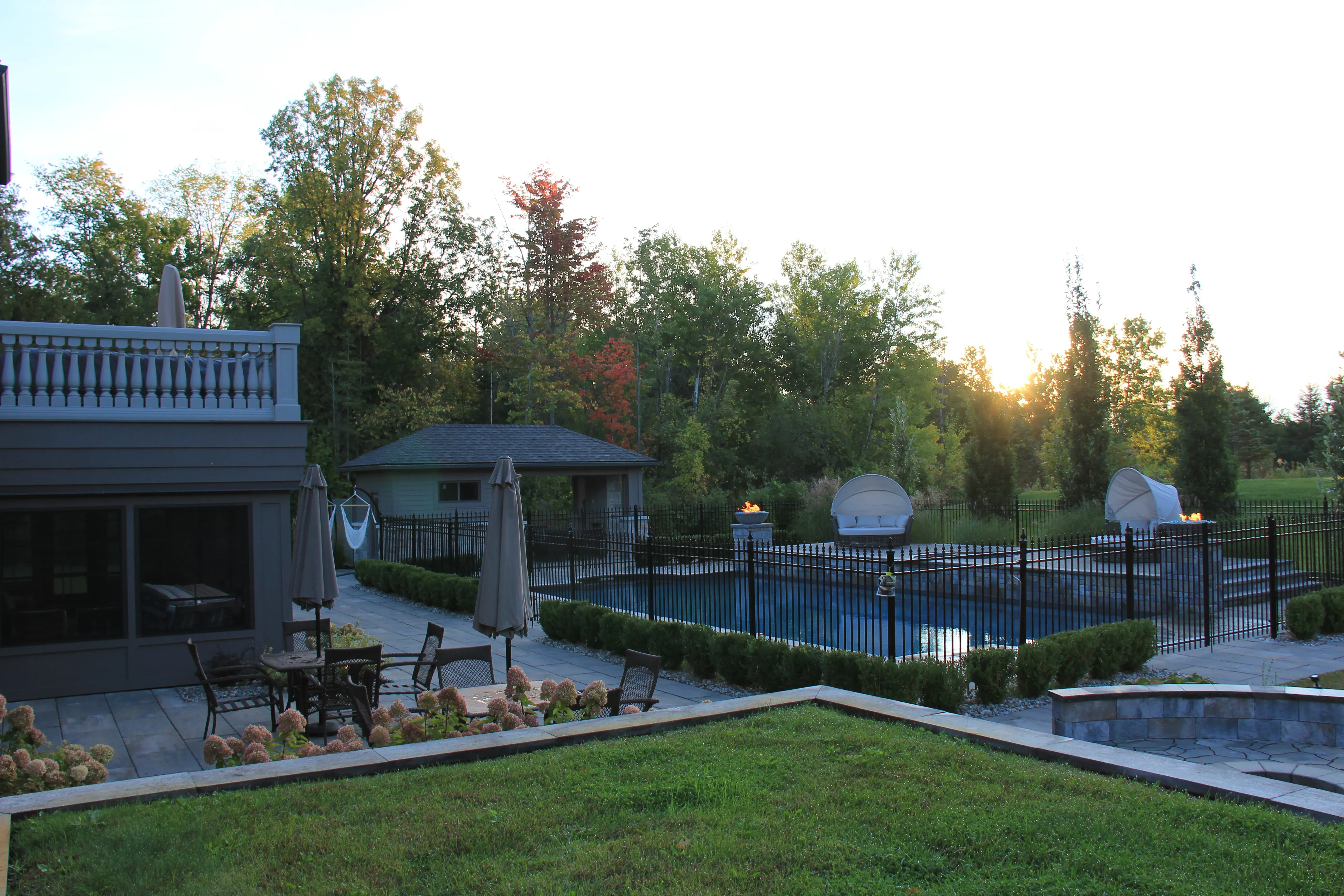Osmond Daly Estate completed pool view 6