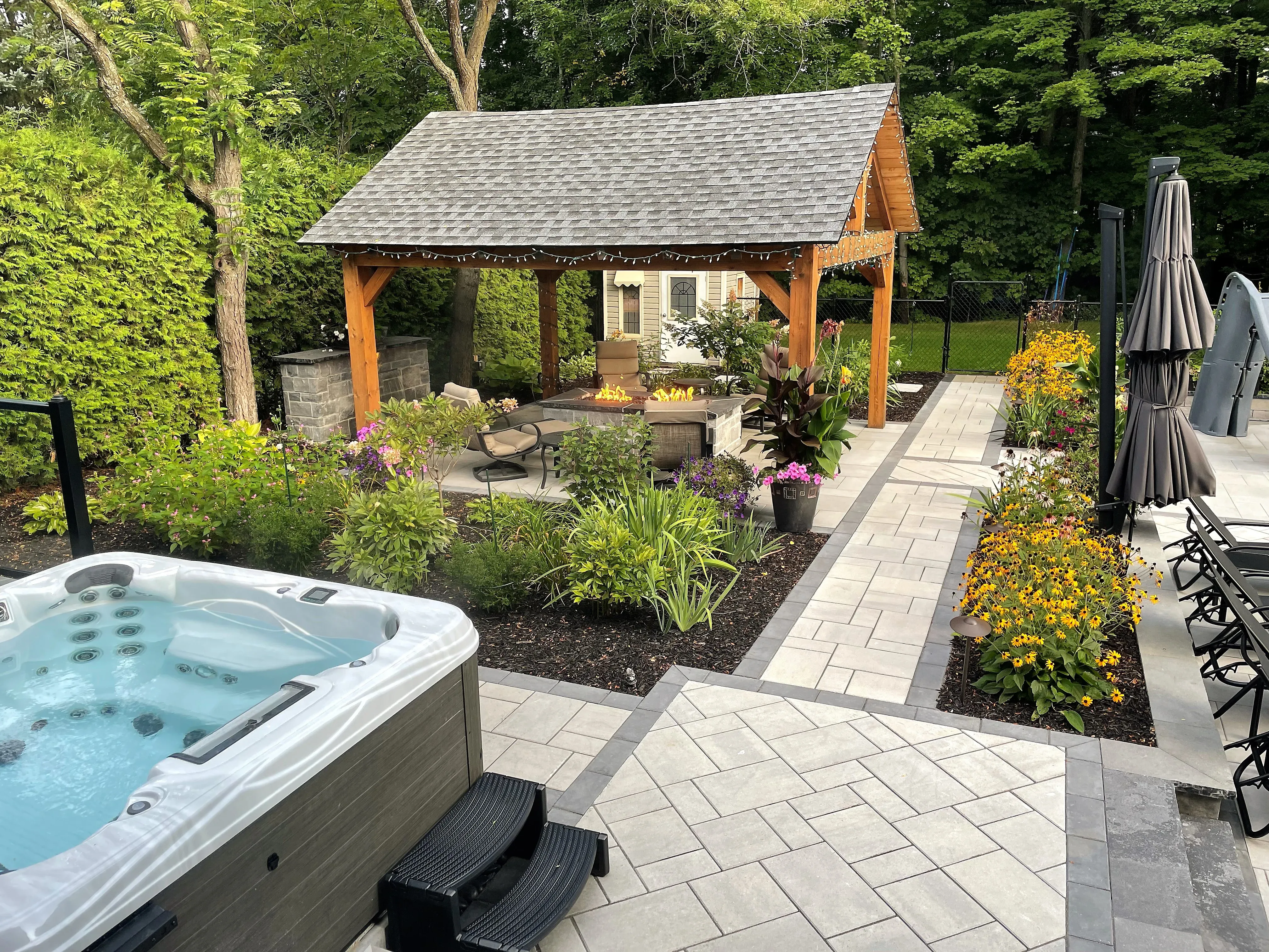 Rivercrest Escape completed pool view 1