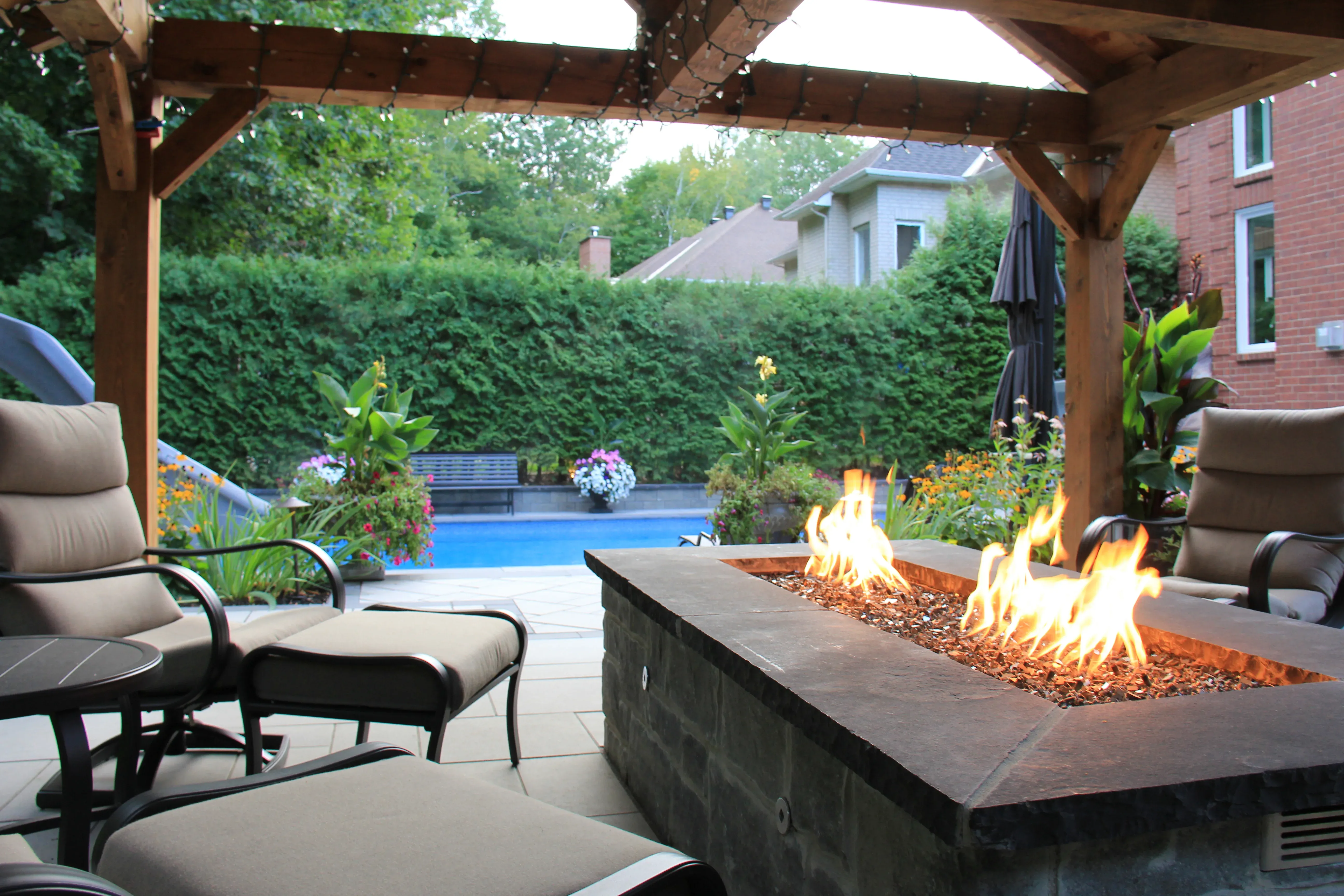 Rivercrest Escape completed pool view 6